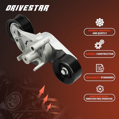 DRIVESTAR 38257 Belt Tensioner Assembly w/Pulley for Ford F-250 F-350 6.0L by DRIVESTAR - Used condition - Image 2