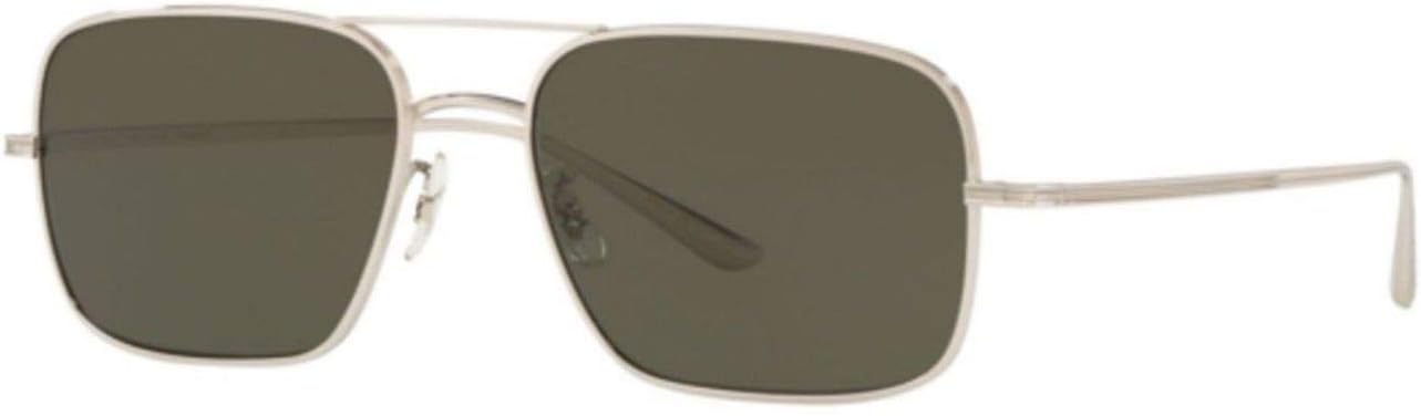Oliver Peoples New 0OV1246ST VICTORY LA 5036P1 SILVER Polarized Sunglasses