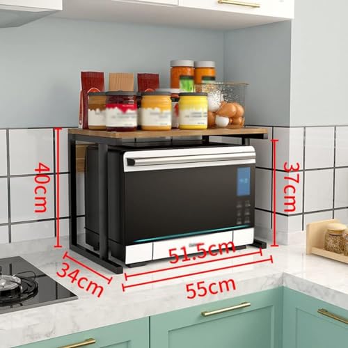 Support de micro-ondes robuste pour libérer un plan de travail encombré en cuisine - 3
