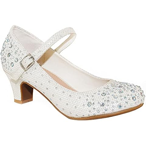 TRENDSUP Kids Sparkling Mary Jane Pumps Cover