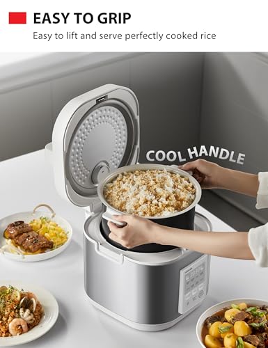 Image of TOSHIBA Rice Cooker Heritage Bento Box, Digital Control, 10-Cup Uncooked Rice Capacity, 9 Functions with 3D Heating and 24-Hour Auto Keep Warm