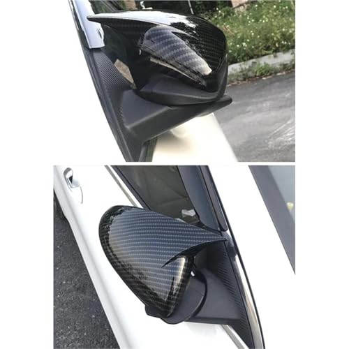 Couverture miroir rétroviseur anti-rayures style carbone pour KIA K3