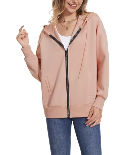 Sweat à capuche léger femme ETOSELL veste zippée Y2K