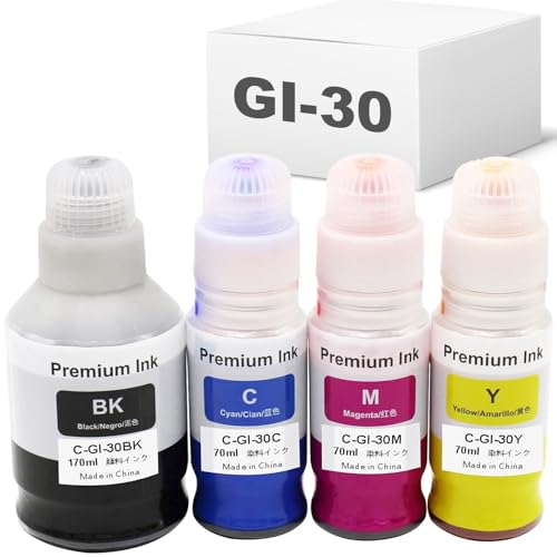 Amazon.co.jp: キャノン用 GI-30 4色セット GI-30PGBK GI-30C GI