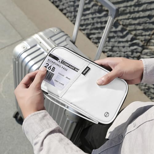 Image of VanFn RFID Travel Passport Wallet, Family Passport Holder, Trip Document Organizer P.Travel Series