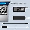 Caricatore Portatile 45W Alimentatore Compatibile con HP Stream, Pavilion, Elitebook 830 840 850, Probook 430 440 450, 240 250 Caricabatterie Computer PC Notebook Adattatore 4.5 * 3.0mm