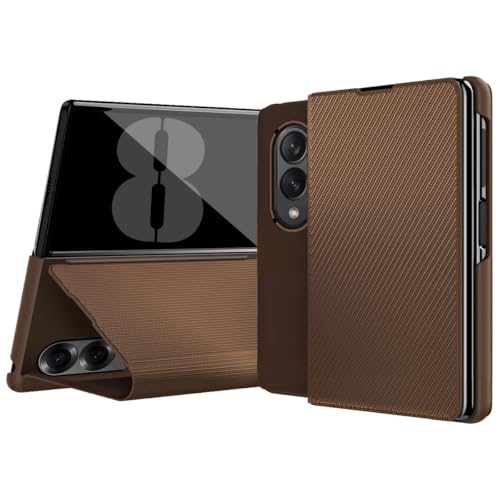 Protection intégrale Galaxy Z Fold 8 étui rigide avec support brun