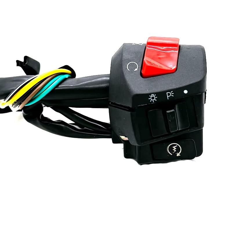 Feu antibrouillard électrique et démarrage du guidon 22mm avec interrupteur moto étanche