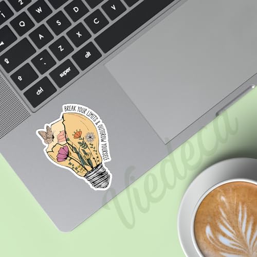 Calcomanías motivacionales de vinilo resistente para personalizar tu termo o laptop (3 uds) 4