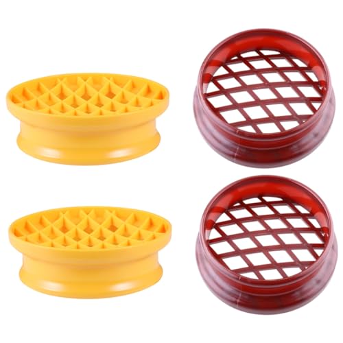 Molde para pan de piña 4 piezas de silicona antiadherente