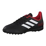 adidas Unisex-Kinder Predator Tango 18.4 TF Fußballschuhe, Schwarz (Negbás/Ftwbla/Rojo 001), 35 EU