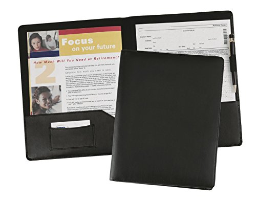 Leather Resume Portfolio Presentation Folder Document Binder Report Cover Padfolio