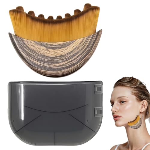 IWIDYA 1 Unidad cepillo facial linfatico – Para Contornos Definidos y Piel Lisa,cepillo facial efecto lifting,para Rostro, Cuello y Mandíbula