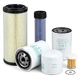 HH164-32430 Filter Kit, Air Oil Lube Fuel & Hydraulic Oil Filter Compatible with Kubota L2501,