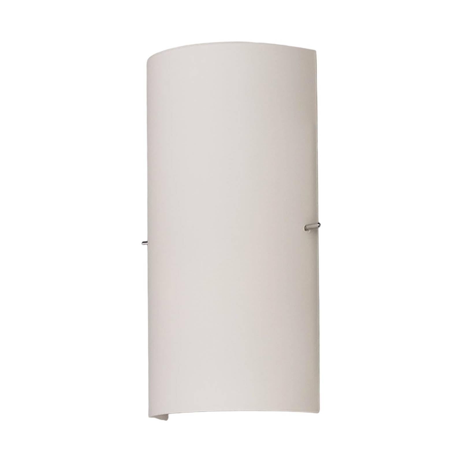 Wall Light 'Sidra' dimmable (Modern) in White Made of Glass for e.g. Living Room & Dining Room (1 Light Source, E14) from Lucande | Wall Lighting, Wall lamp