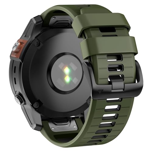 Bracelet silicone 22mm QuickFit pour Garmin Forerunner 965 étanche et souple