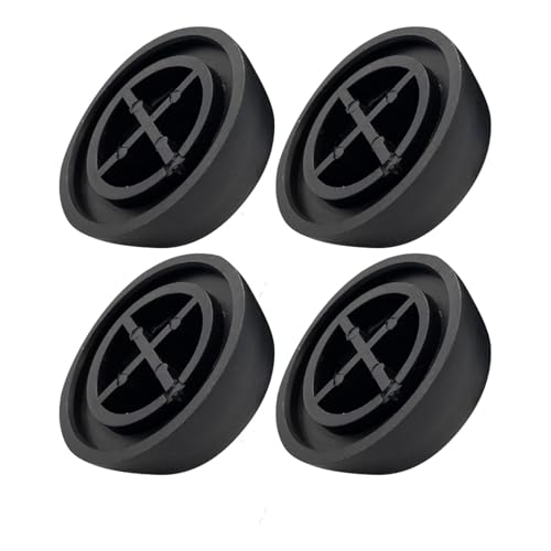 Korysnew 4er Waschmaschine Schwingungsdämpfer Gummipads Schwarz