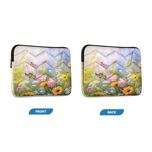 Funda para portátil de 13-14 pulgadas impermeable con diseño Butterfly miniatura 2