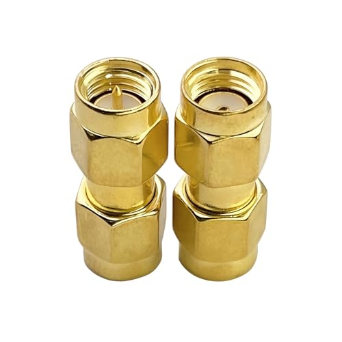 Adaptador SMA Macho a RPSMA Macho, pack de 2 miniatura 1