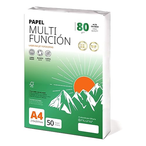 Folios a4 80gr 50 hojas, Papel Multiusos para...