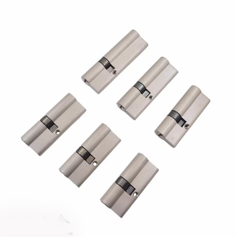 Cerradura de cilindro europeo, aleación de Zinc, cerradura excéntrica de doble apertura, 70-30-40mm, 5 llaves, cilindro, barril de puerta