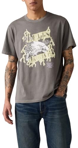 Ss Relaxed Fit Tee Lightning Eagle Smoke – Ansicht 1