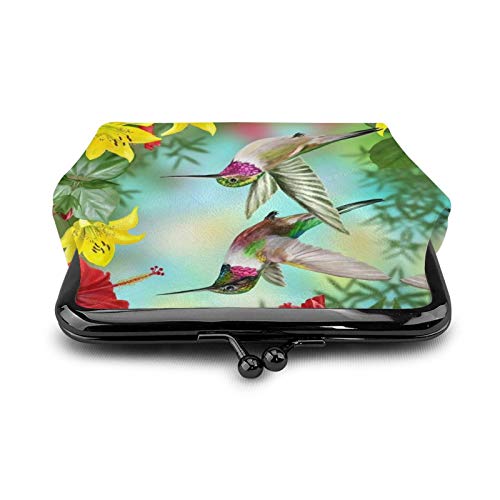 Buckle Coin Purses Women's Kiss-Lock Closure Mini Vintage Pouch Leather Hasp Makeup Wallets Card Holder Cute For Men Women Girls Bags #TOP1