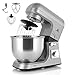 Produktbild MURENKING MK36C Professionelle elektrische Küchenmaschine mit Zubehören, 1000 Watt, 5-Liter Edelstahlschüssel, 6-Geschwindigkeitsregler (grau)