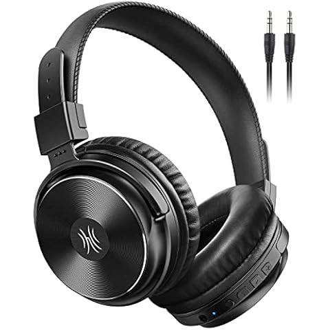 OneOdio Wireless Headphones Over Ear [32 Hrs Playtime] Bluetooth Headphones, Bass Up EQ Mode,HiFi Stereo Sound, Deep Bass, Memory Foam Ear Cups, Built-in CVC8.0 Mic ＆ Wired Mode for Phone/PC/TV Cover