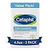 Cetaphil Gentle Cleansing Bar, 4.5 Oz Bar (Pack of 3), Nourishing Cleansing Bar for Dry, Sensitive Skin, Non-Comedogenic, Non-Irritating for Sensitive Skin