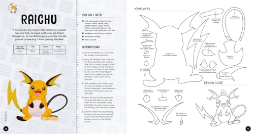 Stitch 50 Pokemon: Easy sewing patterns for adorable Pokemon felties - Image 4