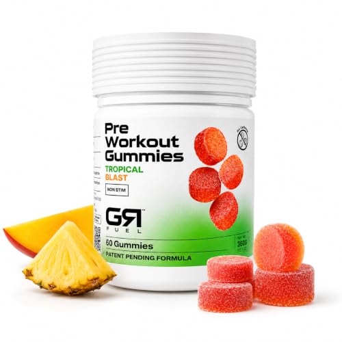 Image of Non-Stim Pre Workout Gummies, Tropical Blast, 30 Servings