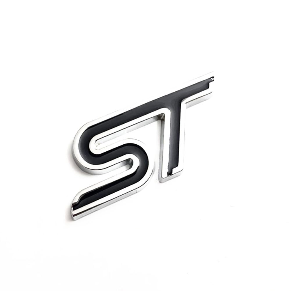 Kanduo D Car Front Grille Trunk Sticker Emblem Badge Emblems Compatible With For For Mondeo Puma Fiesta Mk6 Explorer Focus Mk2 Mk3 Mk4 St,Car Body