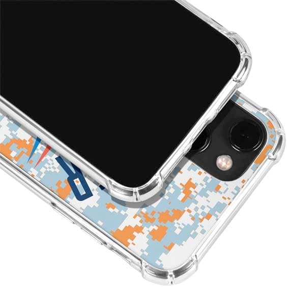 Skinit Clear Phone Case Compatible with iPhone 14 - Officially Licensed NBA Oklahoma City Thunder Digi Camo Design