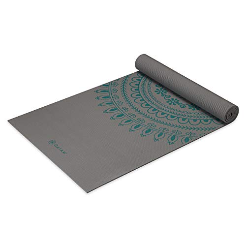 image for Gaiam Yoga Mat Premium Print Extra Thick Non Slip Exercise & Fitness M