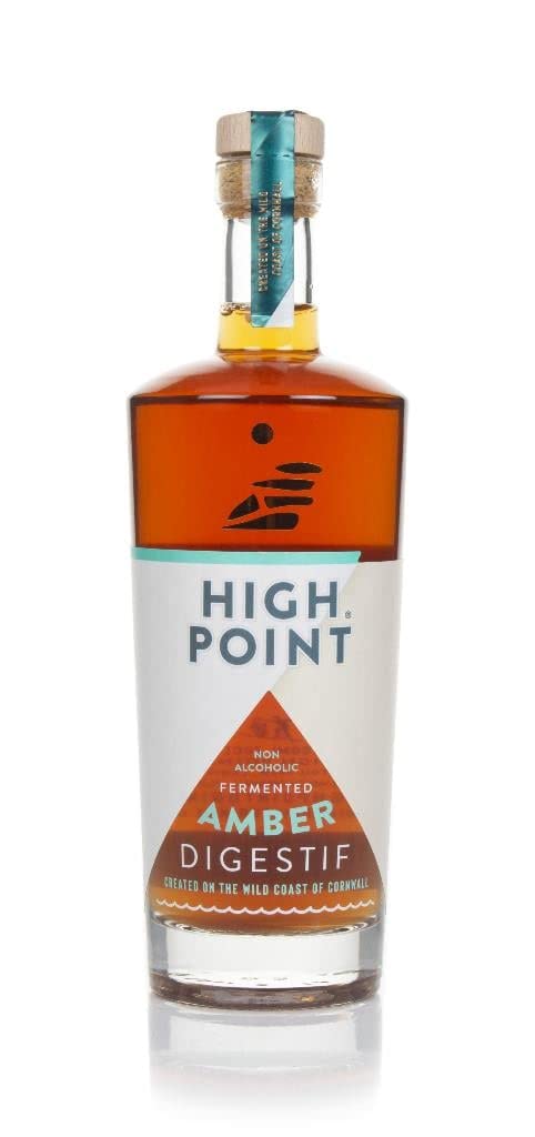 Wavelength Drinks - High Point Drinks - Non-Alcoholic Spirits, Amber Digestif, Alcohol Free Drink Alternative with Smokey and Spicy Flavours, 0.0% 70cl