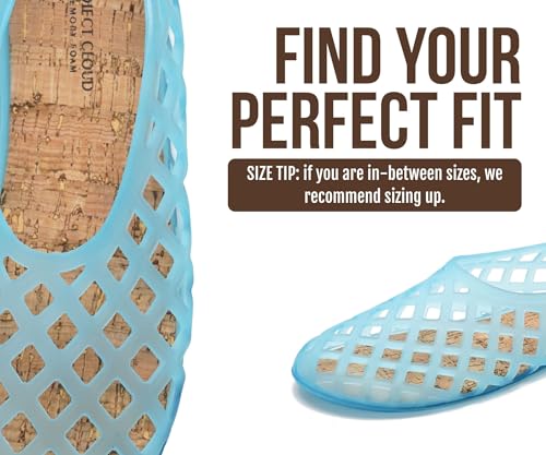 Image of Project Cloud Jelly Shoes Women - Lightweight & Water-Resistant Women's Flats Sandals - Non Slip Womens Shoes - Perfect Summer Jelly Flats for Women 2026 (Jellz)