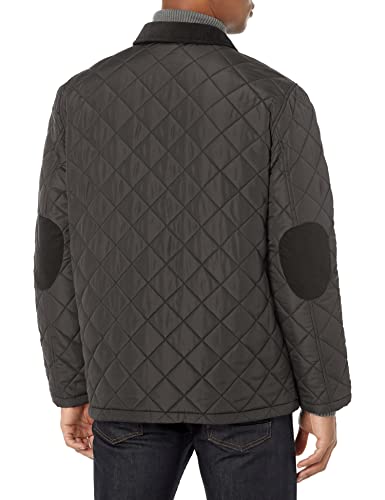 Image of IZOD Men's Izod Men's Quilted Barn Jacket With Corduroy Collar