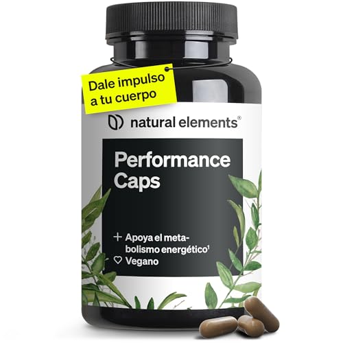 Cafeína + Té verde + Guaraná + Café verde - Fórmula con EGCG, Polifenoles, Vitamina B12 B6 B5 y B2-120 cápsulas veganas - Para entrenamientos altos en energía - Probado en laboratorio en Alemania