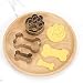 Ausstechformen Knochen, Pfote Plätzchen Ausstecher Set, 3 Stück Edelstahl Hundepfote Präge Plätzchenausstecher, Keksausstecher Cookie Cutter Geschenke für Hunde-Kekse oder Leckerlis Backen Basteln