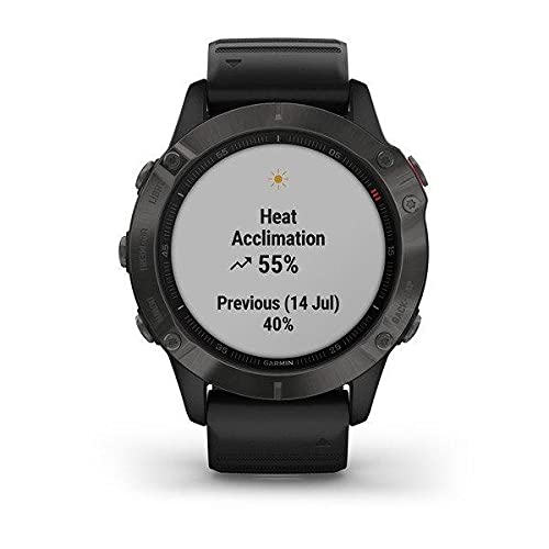 Smartwatch Gps Multiesportivo Premium Garmin com Monitoramento Cardíaco no Pulso Fênix 6 com pulso O