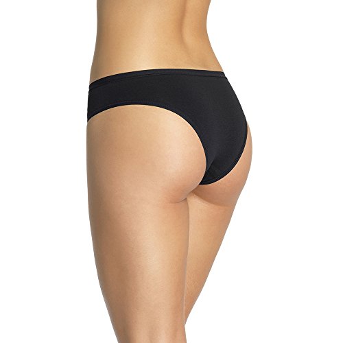 Calcinha Biquíni Cotton, Lupo, Feminino, Black, G