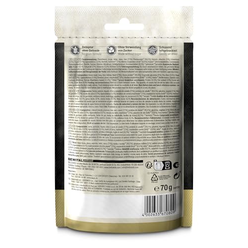 BELCANDO Stripes Horse 70 g | Premium-Hundesnacks | Getrocknetes Fleisch | 100% natürlich