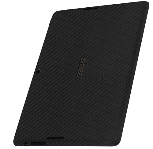 Skinomi Black Carbon Fiber Full Body Skin Compatible With Asus Memo Pad Fhd 10 (Wifi Version)(Full Coverage) Techskin With Anti-Bubble Clear Film Screen Protector #TOP6