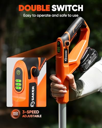 Saker 22V Cordless Garden Tiller for Gardening with Adjustable Speed - image 5