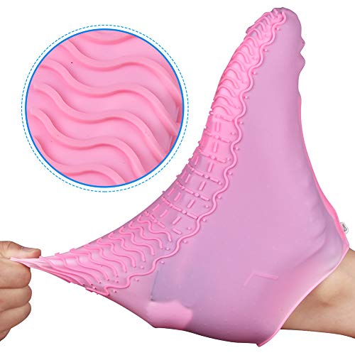 image for ydfagak Shoe Covers Waterproof Reusable Foldable Not-Slip Rain Shoe Co