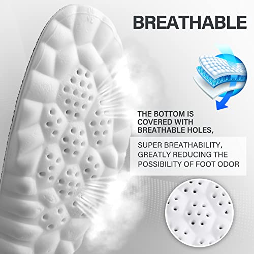 Plantillas de espuma viscoelástica con soporte de arco para hombres y mujeres miniatura 4