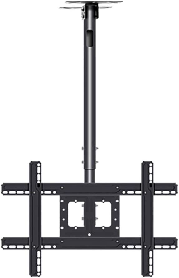 Support TV plafond rotatif et inclinable avec hauteur réglable 32-70 pouces