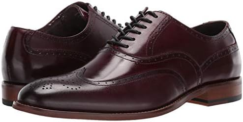 Stacy Adams Men's Dunbar-Wingtip Oxford, Burgundy, 9.5 M US | Image 6