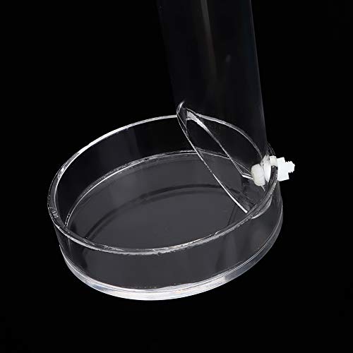 Image of Shrimp Feeding Tube and Dish Set,Acrylic Shrimp Feeder Tube Feeding Dish Bowls for Fish Tank Aquarium Shrimp Fish, with 2 Suction Cups,Fish Tank Feeding Supplies(Tube Length 32cm)